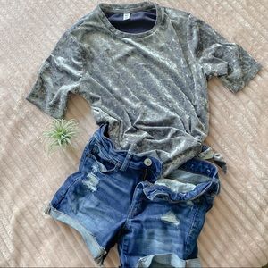 BP velvet tee tshirt top